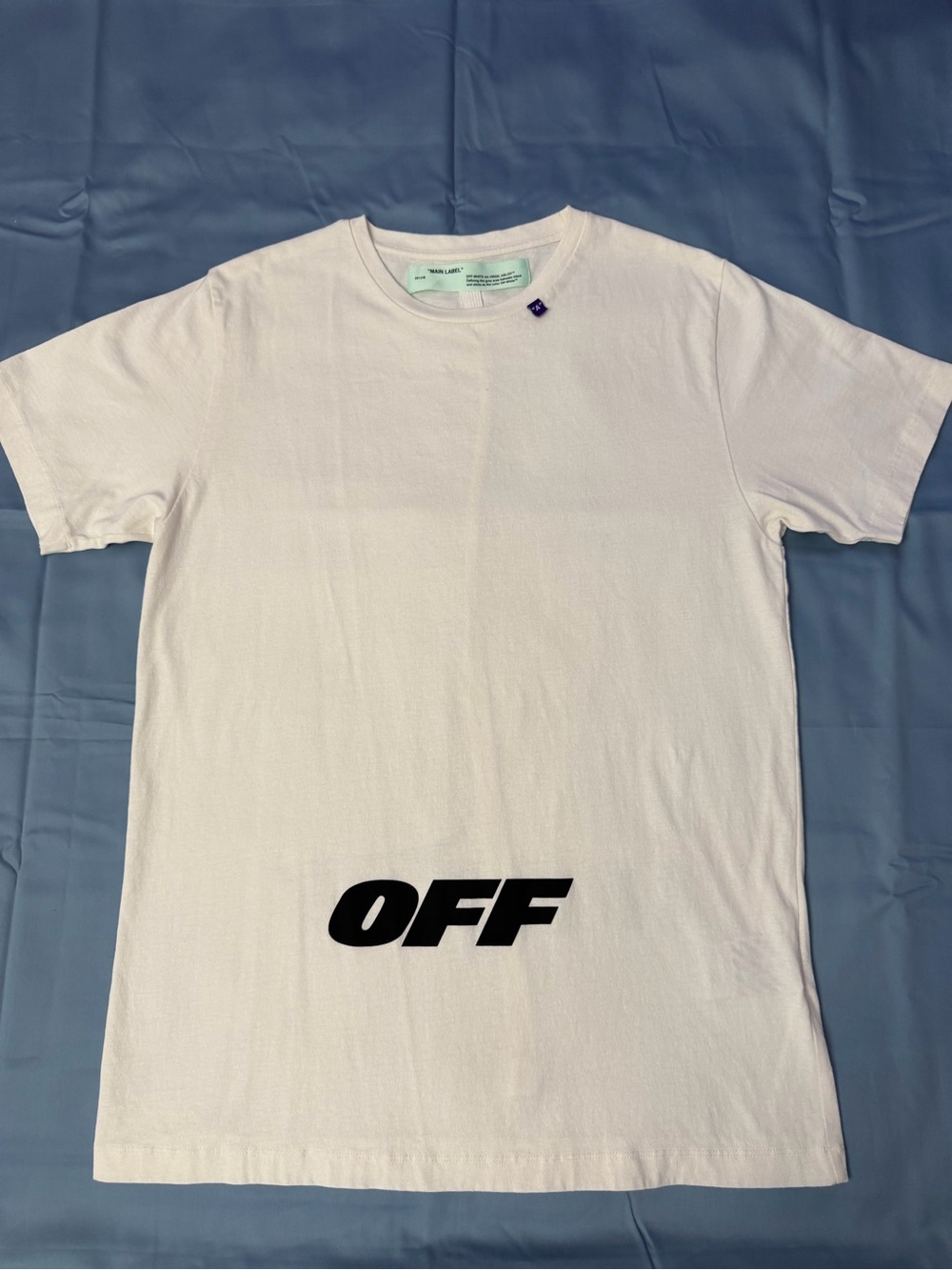 Off-White Wing Off T-Shirt Men's Large White Black Virgil Abloh
